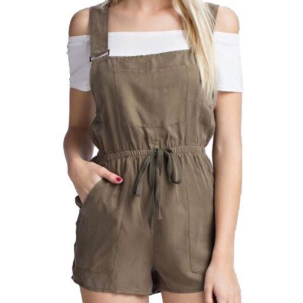 Olive Green Romper